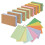 Colored Note Card 400 Sheets 3X5Inch with Metal Rings for 2