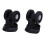 ABS Universal leise Doppelreihige Gepäckräder-Set 1