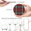 6 Leather Drink Coasters with Tartan Pattern 4