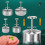 Stainless Steel Burger Press Adjustable Patty Maker 1 Piece 5