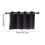 Black Thermal Blackout Kitchen Curtains 14x29 Inch 7
