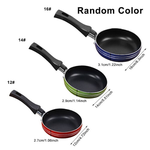 12 cm Stainless Steel Mini Frying Pan 1