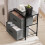 Nightstand Set of 2 Grey with 2 Drawers 4