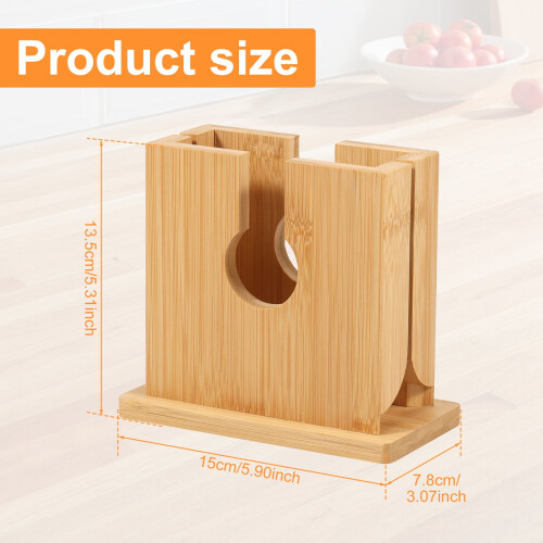 Bamboo Bagel Slicer 15 x 13.5 cm 1
