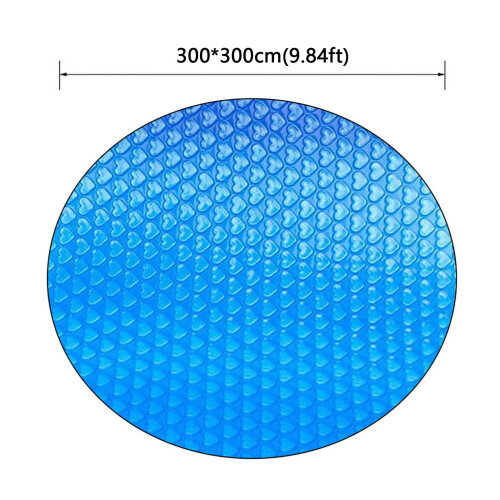 10ft Round Above-Ground Pool Solar Cover Blue 2