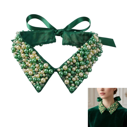 False Laple Shawl for Lady Shawl Collar Decorative Elaborate 1