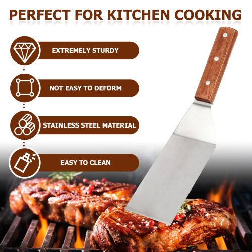 Stainless Steel BBQ Tool Set 9-Piece 1