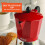 IMUSA Espresso Stovetop Coffeemaker Red 3 Cup 4