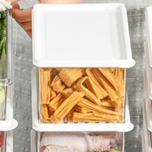 Voedselbewaarcontainers van plastic met luchtdichte deksels (6 stuks) 2
