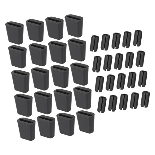 Coussins de pieds d'évier en caoutchouc, 40 pièces, Base