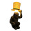 Monkey Table Lamp with Top Hat Bedsides Lamp Rechargeable 1