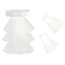 Multilayered False Collar Arm Sleeves AddOns For Tops Dress