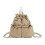 Stylish Mini Backpack with Drawstring Design And Spacious-Khaki 1