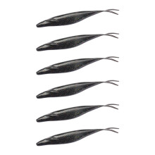 12.7cm 9.6g Simulation Baits Soft Swimming Lures-Rainbow Black