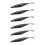 12.7cm 9.6g Simulation Baits Soft Swimming Lures-Rainbow Black 1