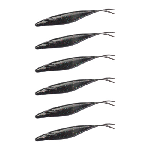 12.7cm 9.6g Simulation Baits Soft Swimming Lures-Rainbow Black