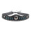 Adjustable PU Leather Hat Band Decorated With Rhinestones And 1