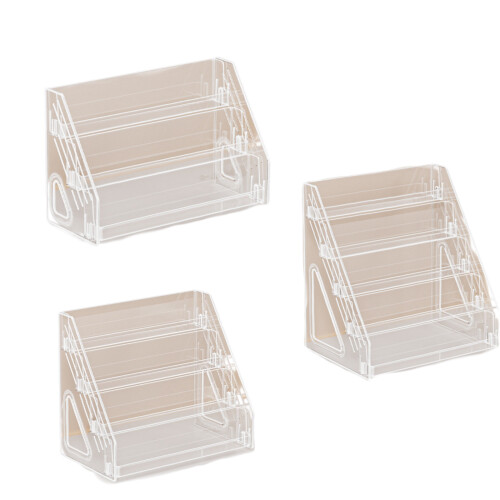Acrylic Card Organizer Multi-Tiered Card Display Stand For-1 1