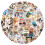 50Pcs Cartoon Kitten Sticker Waterproof PVC-50 sheets 5