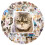 50Pcs Cartoon Kitten Sticker Waterproof PVC-50 sheets 6