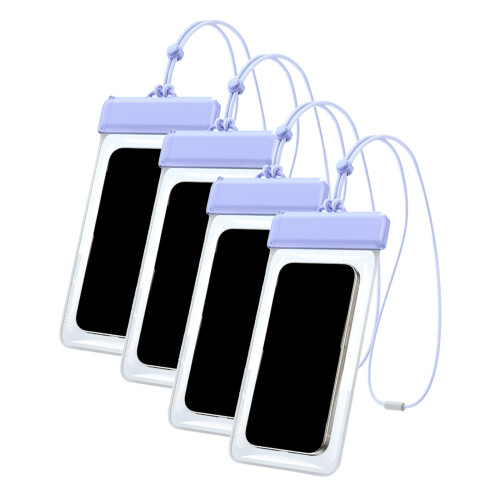 Lot de 4 protections de téléphone étanches et-Violet