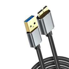 USB 3.0-datakabel voor externe HDD en camera met-150 cm