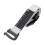 Regulable Webbing Carabiner Hook Backpacks-silver gray 1