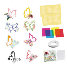 DIY Window Sun Catcher Paper Craft Set For Kids Spring Themed