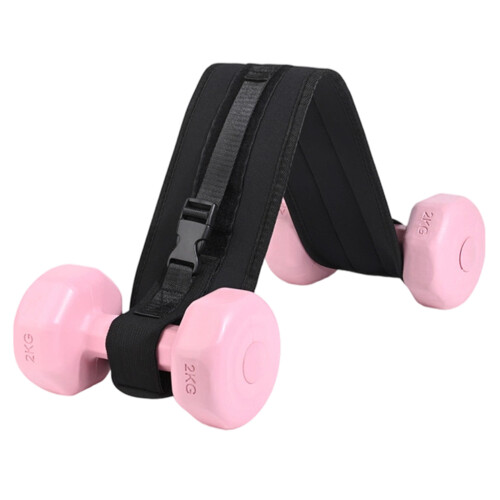 High Strengths Nylon Hip Thrusts Belt Glute Training Belt-Black
