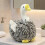 Hand Towel Chenilles Fabric Highly Absorbent For Daily Use-grey 7