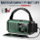 Emergency hand-cranked radio, 10000mAh, multiple charging modes, good reception 2