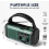 Emergency hand-cranked radio, 10000mAh, multiple charging modes, good reception 3