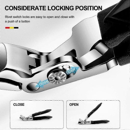 Ergonomic nail clippers for seniors with fast cutting 2