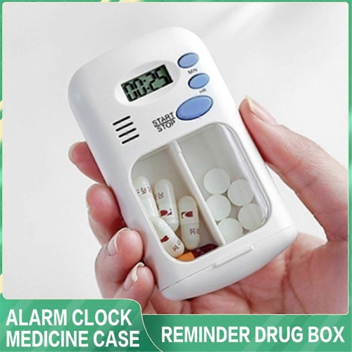 Mini Portable Pill Reminder Timer Electronic Box Organizer 2