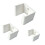 Ratchet Wrench Organizer 3 Piece Wall Mounted Holders-White 1