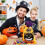 Halloween slikpose jute græskar design 10 stk 5