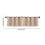 Short Beige Polyester Curtains 29.1x14.2in 1 Pair 3