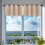 Short Beige Polyester Curtains 29.1x14.2in 1 Pair 4