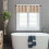 Short Beige Polyester Curtains 29.1x14.2in 1 Pair 5