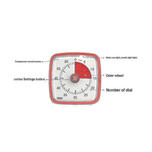 60-Minute Timer, Classroom Classroom Timer, Countdown Timer for Kids and Adults, Time Management Tool for Teaching 2
