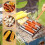 Hotdog-rullegrill 14 tommer rustfrit stål med 2