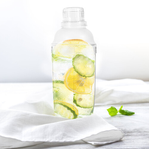 Διαφανές σέικερ κοκτέιλ 700ml για ανάμειξη μπαρ και ποτών 2