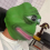 Μάσκα κινουμένων σχεδίων Pepe The Sad Frog Cosplay Ρεαλιστική μπάρα αποκριών Αστείο με 3