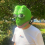 Μάσκα κινουμένων σχεδίων Pepe The Sad Frog Cosplay Ρεαλιστική μπάρα αποκριών Αστείο με 5