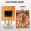 Wall Clock 25*10*50cm Wood Cuckoo Clock 3