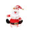 Juldocka presentpåse med jultomtemotiv, snögubbe, 1 styck 3