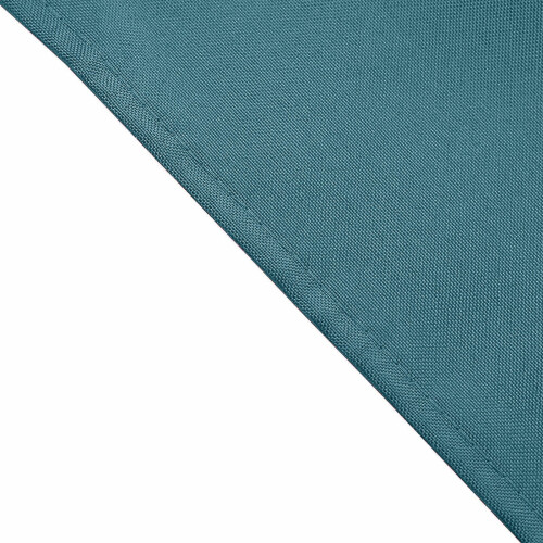 Serviettes de table en polyester bleu sarcelle paon 100 x 17 pouces 1