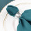 Serviettes de table en polyester bleu sarcelle paon 100 x 17 pouces 4