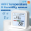 Tuya WiFi Temperature Humidity Sensor Smart Life Backlight Hygrometer Thermometer Sensor Support for Alexa 3