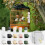 Automatic Bird Water Dispenser Hanging Cage Compatible with 3